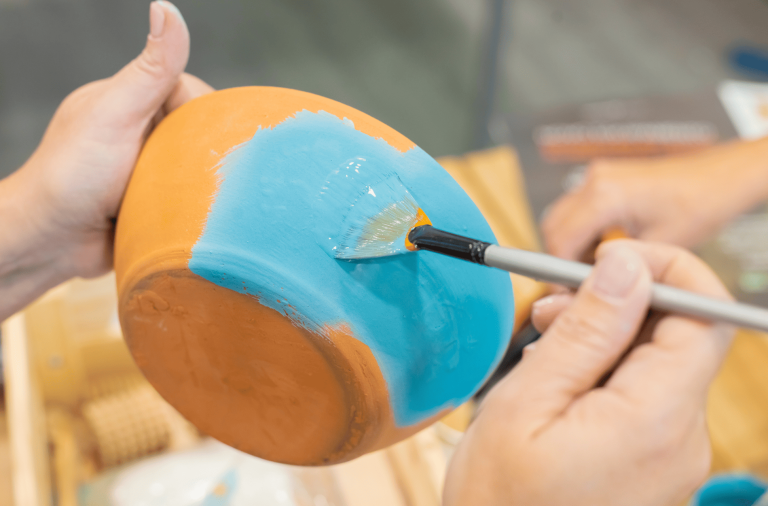 pintar ceramica bizcocho