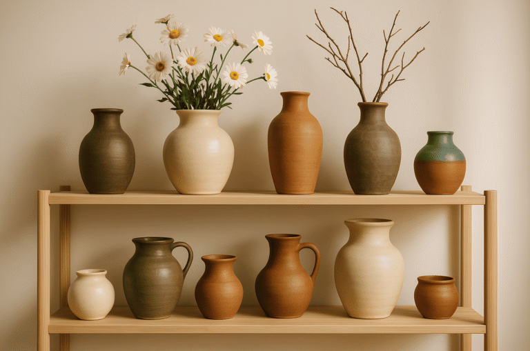 jarrones clásicos cerámica artesanal