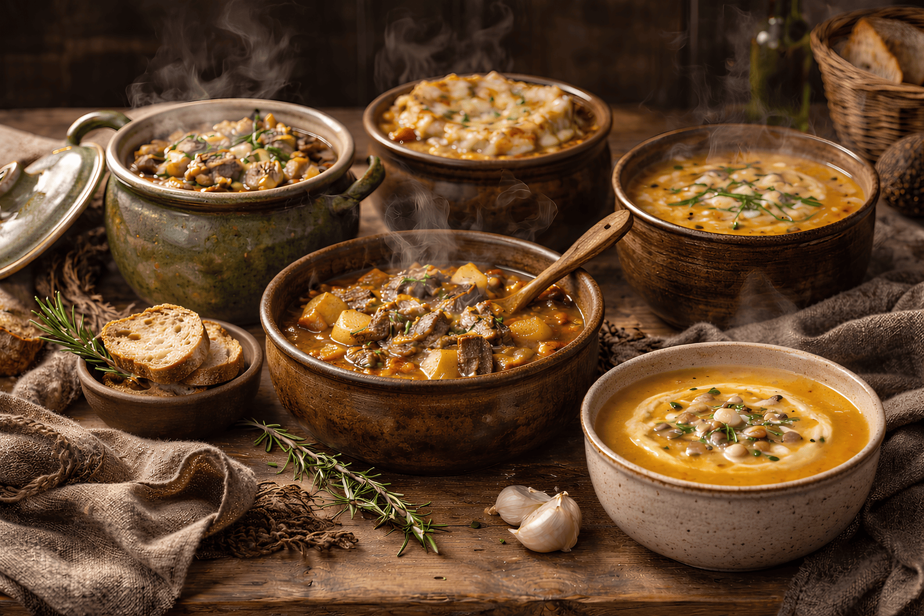 Comida en Meses Fríos y Cerámica Artesanal